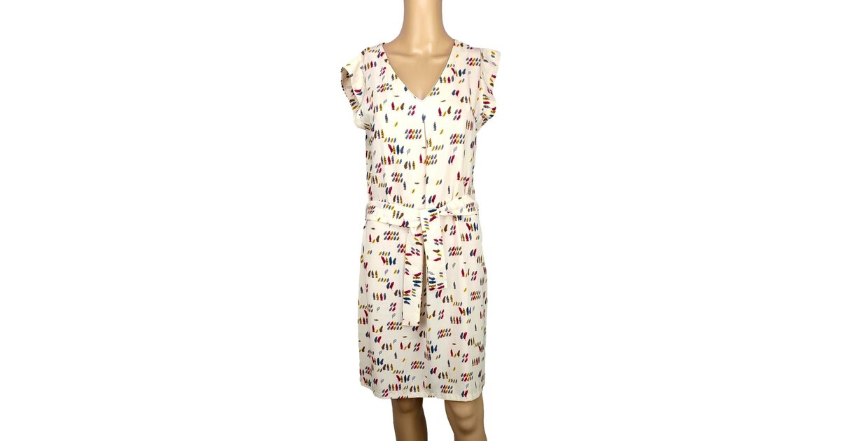 Robe Mamouchka Marine Style Marin - Taille M (38/40), Occasion En Très Bon état